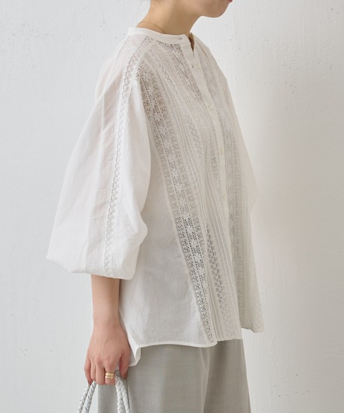 BEARDSLEY（ビアズリー）の「リバーレースドルマンブラウス