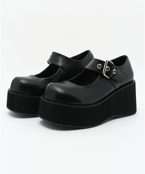 WEGO（ウィゴー）の「WEGO/ボリュームソールパンプス（パンプス・レディース・ブラック/ホワイト/パープル/ブラック系その他・LARGE/MEDIUM）」の16枚目の写真