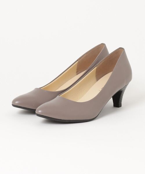 Louise coeur(ルイーズクー)の「【Made in Japan】Luise couer ルイーズ クー ポインテッドトゥ パンプス 195001(パンプス・レディース・ブラック系その他/ブラック/グレー系その他・23.0cm/23.5cm/24.0cm/24.5cm/25.0cm/22.5cm/22.0cm)」の3枚目の写真