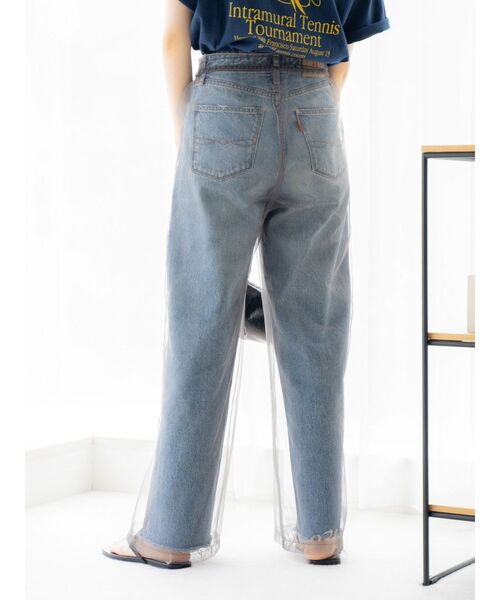 Ungrid(アングリッド)の「シアーチュールパンツ(その他パンツ・レディース・チャコールグレー/ベージュ・FREE)」の5枚目の写真