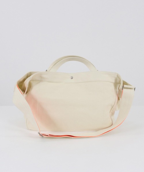 ADAM PATEK（アダムパテック）の「【ADAMPATEK/アダムパテック】news paper bag/ニュースペーパーバッグ（ショルダーバッグ・メンズ・ブラック/ホワイト・FREE）」の7枚目の写真