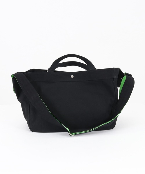 ADAM PATEK（アダムパテック）の「【ADAMPATEK/アダムパテック】news paper bag/ニュースペーパーバッグ（ショルダーバッグ・メンズ・ブラック/ホワイト・FREE）」の8枚目の写真
