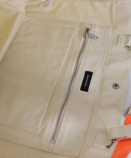 ADAM PATEK（アダムパテック）の「【ADAMPATEK/アダムパテック】news paper bag/ニュースペーパーバッグ（ショルダーバッグ・メンズ・ブラック/ホワイト・FREE）」の15枚目の写真
