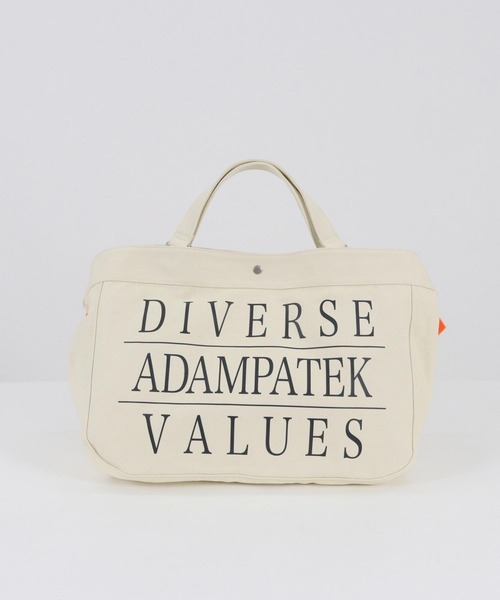 ADAM PATEK（アダムパテック）の「【ADAMPATEK/アダムパテック】news paper bag/ニュースペーパーバッグ（ショルダーバッグ・メンズ・ブラック/ホワイト・FREE）」の20枚目の写真