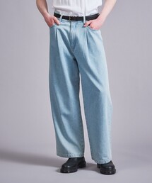MONKEY TIME | ライトオンス 1P ワイド ストレート デニムパンツ(デニムパンツ)