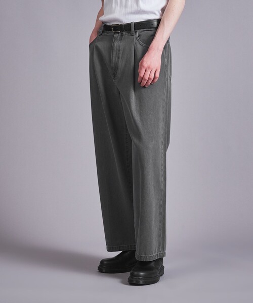 MONKEY TIME（モンキータイム）の「ライトオンス 1P ワイド ストレート デニムパンツ（デニムパンツ・メンズ・ライトブルー/ダークグレー・S/M/L）」の8枚目の写真