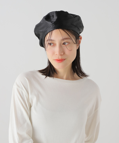 ベレー帽 [AWESOME NEEDS]BOWL BERET_RIBBON_CLOUD AWESOME NEEDS]BOWL BERET_RIBBON_CLOUD (ベレー帽) 107943680
