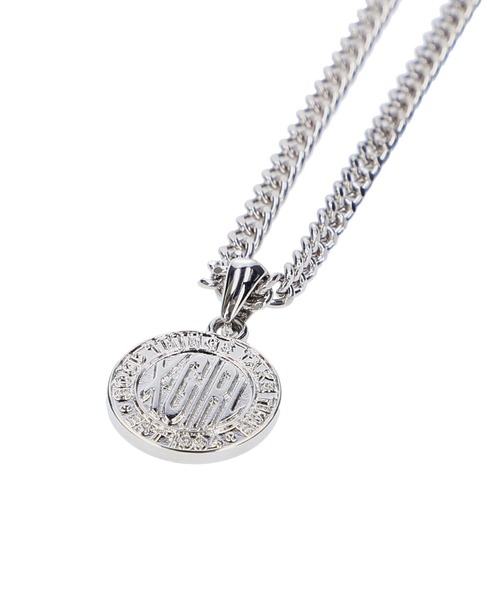 X-girl(エックスガール)の「CIRCLE LOGO CHARM NECKLACE(ネックレス・レディース・シルバー/ゴールド・ONE SIZE)」の10枚目の写真