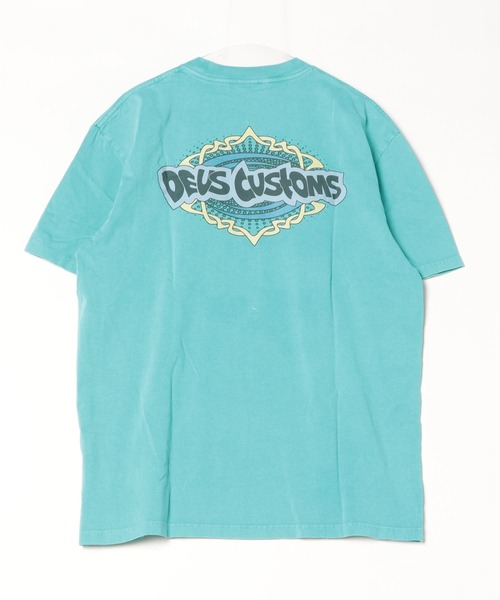 DEUS EX MACHINA(デウスエクスマキナ)の「JAM TEE ルーズフィットTシャツ コットン素材(Tシャツ/カットソー・メンズ・ブラック/ターコイズブルー・MEDIUM/LARGE)」の4枚目の写真