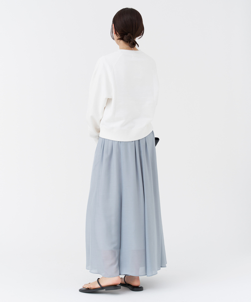IENA（イエナ）の「コットン裏毛クロップドプルオーバー