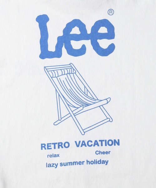 Lee(リー)の「【Lee】別注バックプリントロンT(Tシャツ/カットソー・メンズ・ホワイト・L/XL/M)」の2枚目の写真