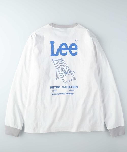 Lee(リー)の「【Lee】別注バックプリントロンT(Tシャツ/カットソー・メンズ・ホワイト・L/XL/M)」の7枚目の写真