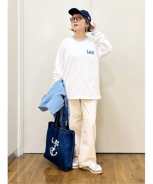 Lee(リー)の「【Lee】別注バックプリントロンT(Tシャツ/カットソー・メンズ・ホワイト・L/XL/M)」の13枚目の写真