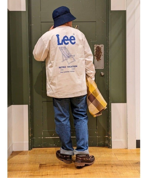 Lee(リー)の「【Lee】別注バックプリントロンT(Tシャツ/カットソー・メンズ・ホワイト・L/XL/M)」の10枚目の写真