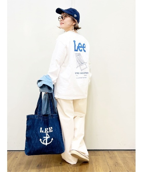 Lee(リー)の「【Lee】別注バックプリントロンT(Tシャツ/カットソー・メンズ・ホワイト・L/XL/M)」の12枚目の写真
