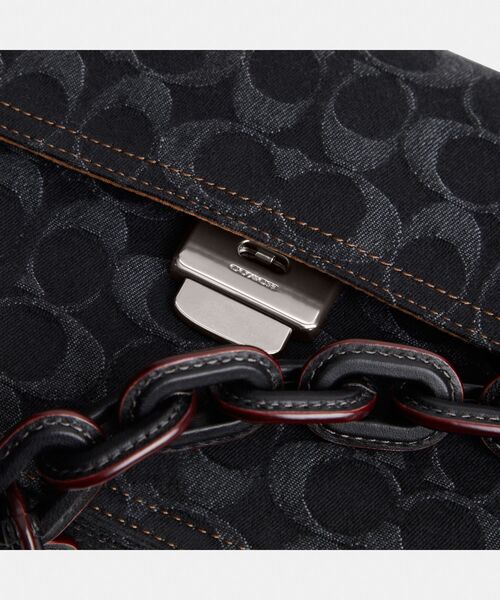 SALE★ブティック【COACH】ローグ トップ ハンドル デニム COACH（コーチ）の「ローグ トップ ハンドル・シグネチャー