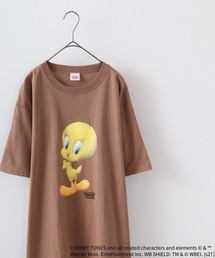 TWEETY（トゥウィーティー）の「TWEETY転写プリントT（Tシャツ/カットソー）」