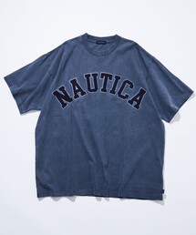 NAUTICA | NAUTICA/ノーティカ Pigment Dyed Arch Logo S/S Tee/ピグメントダイ アーチロゴ ショートスリーブTシャツ(Tシャツ/カットソー)