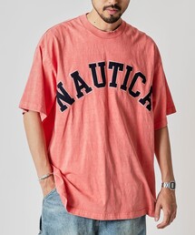 NAUTICA | NAUTICA/ノーティカ Pigment Dyed Arch Logo S/S Tee/ピグメントダイ アーチロゴ ショートスリーブTシャツ(Tシャツ/カットソー)