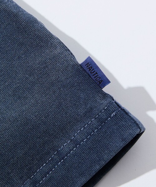 NAUTICA（ノーティカ）の「NAUTICA/ノーティカ Pigment Dyed Arch Logo S/S Tee/ピグメントダイ アーチロゴ ショートスリーブTシャツ（Tシャツ/カットソー・メンズ・チャコールグレー/ネイビー/オレンジ/ベージュ・X-LARGE/LARGE/MEDIUM/SMALL）」の8枚目の写真