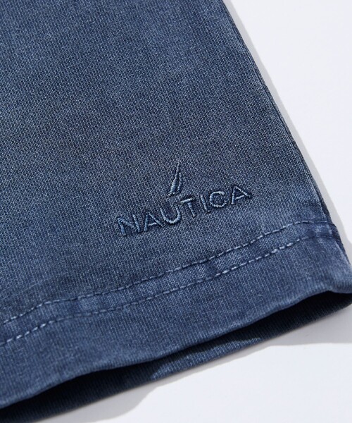 NAUTICA（ノーティカ）の「NAUTICA/ノーティカ Pigment Dyed Arch Logo S/S Tee/ピグメントダイ アーチロゴ ショートスリーブTシャツ（Tシャツ/カットソー・メンズ・チャコールグレー/ネイビー/オレンジ/ベージュ・X-LARGE/LARGE/MEDIUM/SMALL）」の9枚目の写真