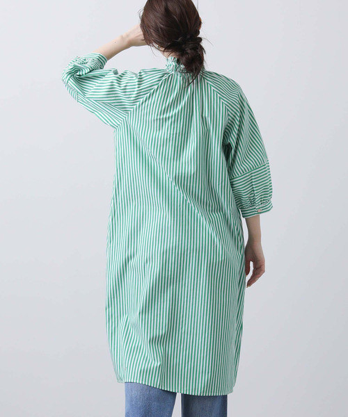 Gready Brilliant（グレディブリリアン）の「Ｎｕｍｐｈ＿ＳＴＰシャツワンピース（シャツワンピース・レディース・グリーン系・FREE）」の12枚目の写真