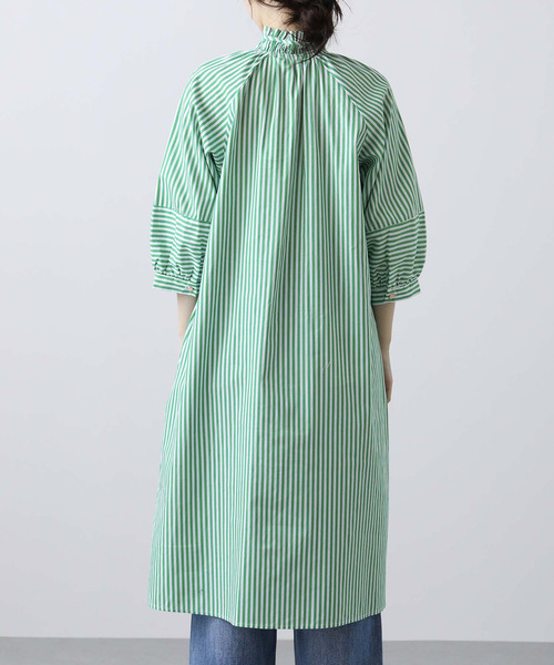 Gready Brilliant（グレディブリリアン）の「Ｎｕｍｐｈ＿ＳＴＰシャツワンピース（シャツワンピース・レディース・グリーン系・FREE）」の14枚目の写真