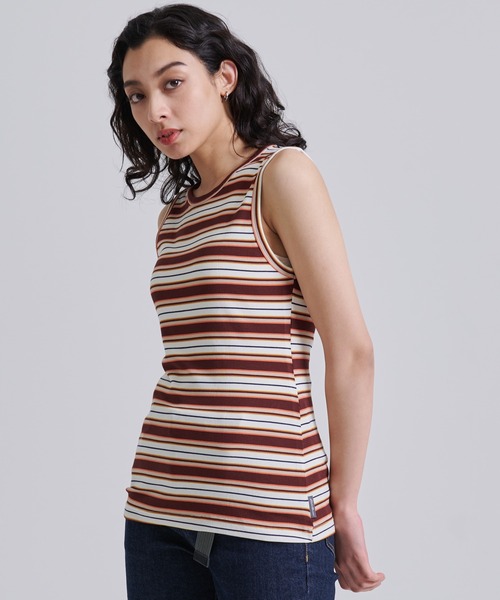 Eddie Bauer(エディーバウアー)の「エッセンシャルズ リブ タンクトップ(タンクトップ・レディース・ブラウン/ホワイト/ブラック/ネイビー・L/M/XL/S)」の21枚目の写真