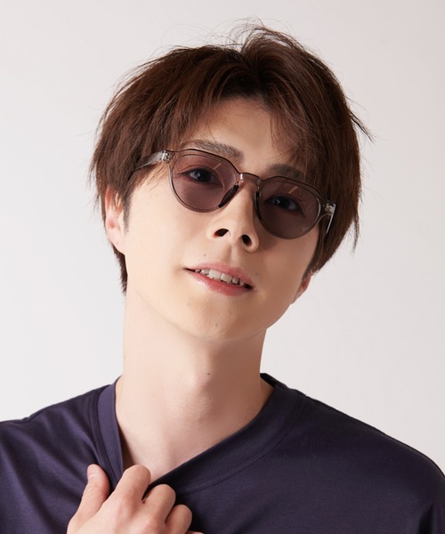 Lui's（ルイス）の「【NBNG × Lui's】クリアフレームサングラス（サングラス・メンズ・ブラック/クリア・FREE）」の2枚目の写真