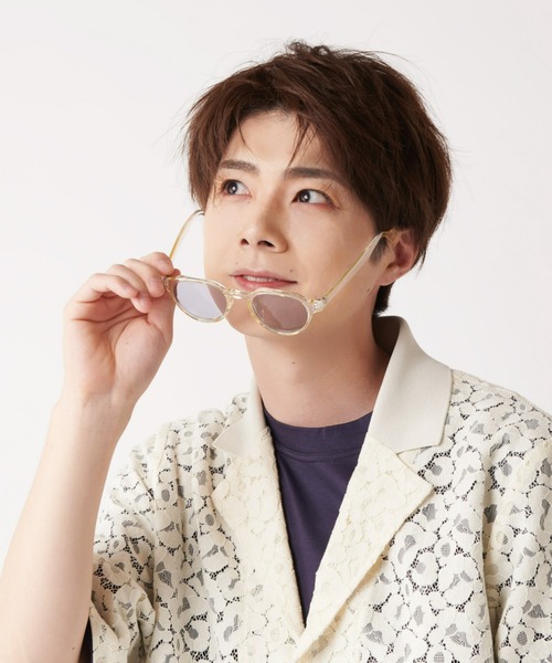 Lui's（ルイス）の「【NBNG × Lui's】クリアフレームサングラス（サングラス・メンズ・ブラック/クリア・FREE）」の6枚目の写真