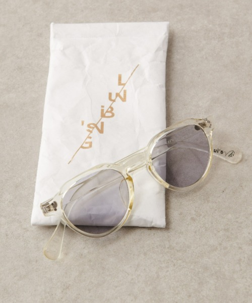 Lui's（ルイス）の「【NBNG × Lui's】クリアフレームサングラス（サングラス・メンズ・ブラック/クリア・FREE）」の4枚目の写真