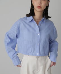 FREE'S MART | ◇裾ドロストショート丈シャツ(シャツ/ブラウス)