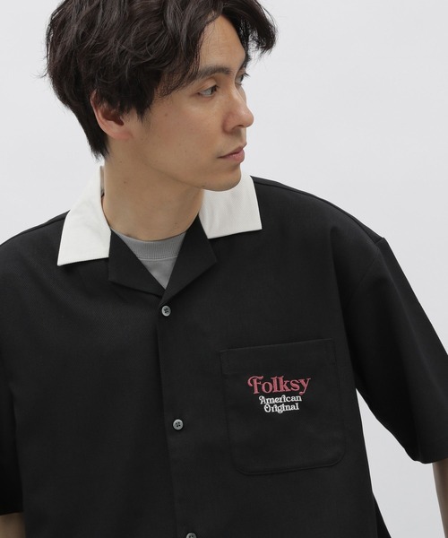 LAKOLE（ラコレ）の「ボウリング刺繍シャツ / 109263（シャツ/ブラウス・メンズ・ブラック/ブルー/ホワイト・MEDIUM/LARGE/X-LARGE）」の10枚目の写真