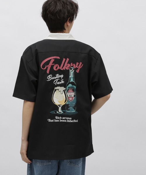 LAKOLE（ラコレ）の「ボウリング刺繍シャツ / 109263（シャツ/ブラウス・メンズ・ブラック/ブルー/ホワイト・MEDIUM/LARGE/X-LARGE）」の11枚目の写真