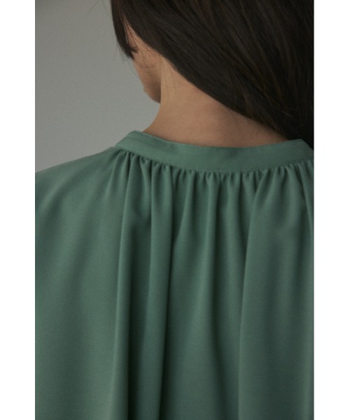 BLACK BY MOUSSY（ブラックバイマウジー）の「skipper blouse(スキッパーブラウス)（シャツ/ブラウス・レディース・オフホワイト/ライトグリーン/ネイビー/イエロー・FREE）」の13枚目の写真