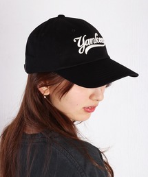 【日本未入荷】MLB KOREA カルシブレタリング アンストラクチャー ボールキャップ 帽子