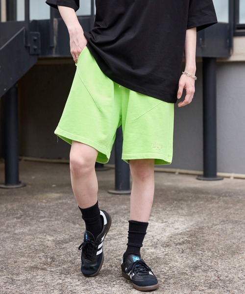 THRASHER(スラッシャー)の「【THRASHER】ヘビーウェイト裏毛ピグメントダイスウェットショート 017090(スウェットパンツ・メンズ・グリーン/ブラック/オフホワイト/パープル・L/LL/M)」の20枚目の写真
