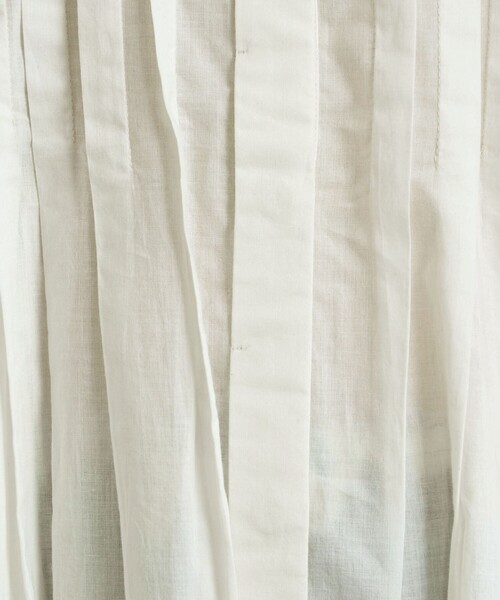 coen（コーエン）の「MARKET（マーケット）フロントタックワンピース（シャツワンピース・レディース・ライム/オフホワイト/ダークグレー・M/L）」の9枚目の写真