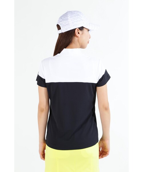 New Balance Golf(ニューバランスゴルフ)の「【new balance golf】こかげMAX 半袖 モックネック プルオーバー (WOMENS SPORT)(Tシャツ/カットソー・レディース・ブルー/ブラック/ホワイト・LARGE/MEDIUM/SMALL)」の7枚目の写真