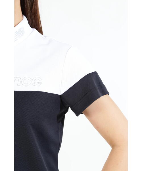 New Balance Golf(ニューバランスゴルフ)の「【new balance golf】こかげMAX 半袖 モックネック プルオーバー (WOMENS SPORT)(Tシャツ/カットソー・レディース・ブルー/ブラック/ホワイト・LARGE/MEDIUM/SMALL)」の9枚目の写真