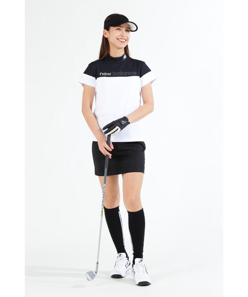 New Balance Golf(ニューバランスゴルフ)の「【new balance golf】こかげMAX 半袖 モックネック プルオーバー (WOMENS SPORT)(Tシャツ/カットソー・レディース・ブルー/ブラック/ホワイト・LARGE/MEDIUM/SMALL)」の16枚目の写真