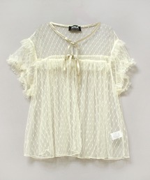 RNA | B2834 ダイヤメッシュフリルブラウス(シャツ/ブラウス)