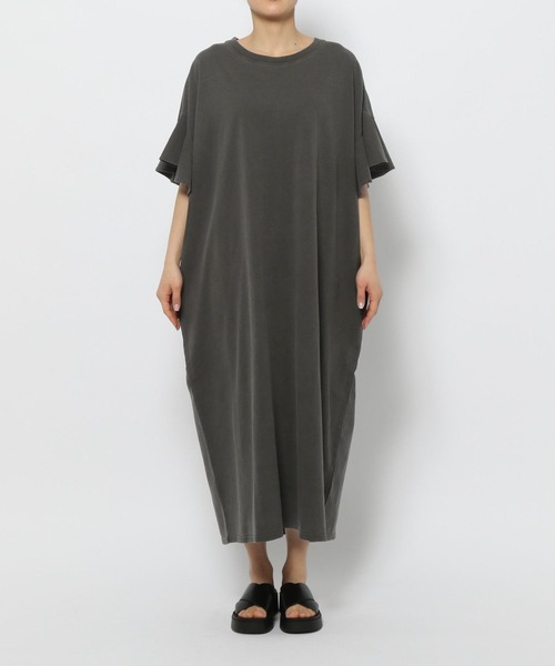 LOWRYS FARM(ローリーズファーム)の「BIGフリルワンピースSS 113588(ワンピース・レディース・アイボリー/ブルー/チャコールグレー・FREE)」の14枚目の写真