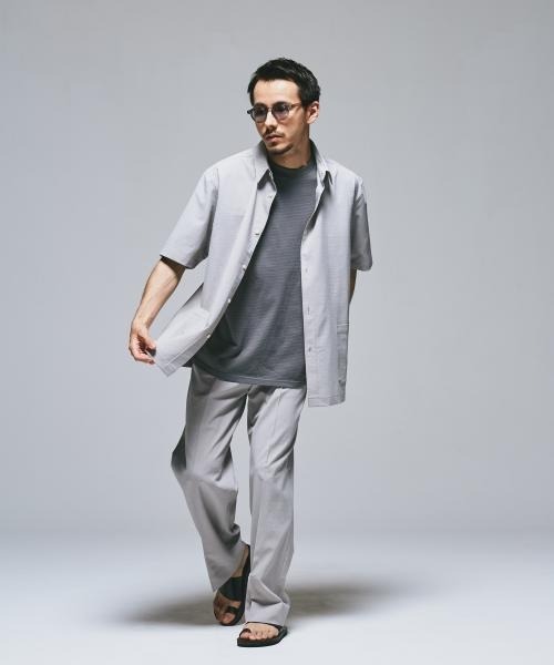 URBAN RESEARCH DOORS(アーバンリサーチドアーズ)の「『UR TECH DRYLUXE』『イージーケア/速乾』レギュラーカラーシャツ(シャツ/ブラウス・メンズ・ブラウン系その他/ライトグレー/ネイビー/ブルー/ブラック/ブラウン/ベージュ系その他/グレー系その他・X-LARGE/LARGE/MEDIUM)」の20枚目の写真