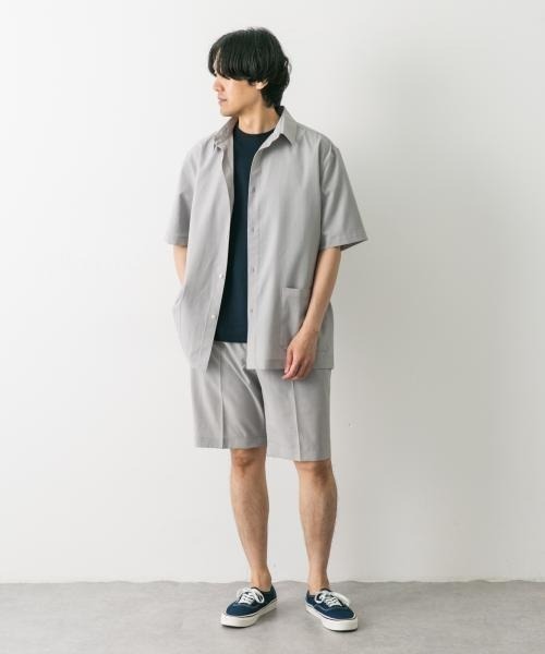 URBAN RESEARCH DOORS（アーバンリサーチドアーズ）の「『UR TECH DRYLUXE』『イージーケア/速乾』レギュラーカラーシャツ（シャツ/ブラウス・メンズ・ブラウン系その他/ライトグレー/ネイビー/ブルー/ブラック/ブラウン/ベージュ系その他/グレー系その他・X-LARGE/LARGE/MEDIUM）」の20枚目の写真
