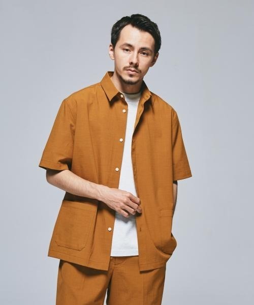 URBAN RESEARCH DOORS(アーバンリサーチドアーズ)の「『UR TECH DRYLUXE』『イージーケア/速乾』レギュラーカラーシャツ(シャツ/ブラウス・メンズ・ブラウン系その他/ライトグレー/ネイビー/ブルー/ブラック/ブラウン/ベージュ系その他/グレー系その他・X-LARGE/LARGE/MEDIUM)」の19枚目の写真