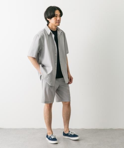 URBAN RESEARCH DOORS(アーバンリサーチドアーズ)の「『UR TECH DRYLUXE』『イージーケア/速乾』レギュラーカラーシャツ(シャツ/ブラウス・メンズ・ブラウン系その他/ライトグレー/ネイビー/ブルー/ブラック/ブラウン/ベージュ系その他/グレー系その他・X-LARGE/LARGE/MEDIUM)」の22枚目の写真