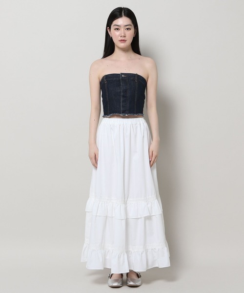 3.3 Field Trip （3.3フィールドトリップ）の「3.3 Field Trip／レーススカート（スカート・レディース・ブラック/ホワイト・FREE）」の20枚目の写真