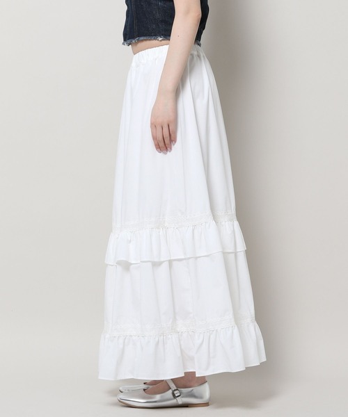 3.3 Field Trip （3.3フィールドトリップ）の「3.3 Field Trip／レーススカート（スカート・レディース・ブラック/ホワイト・FREE）」の18枚目の写真