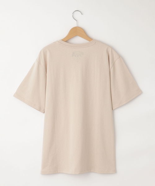 &Bridge（アンドブリッジ）の「SALTS（ソルツ） おじさん刺しゅうTシャツ（Tシャツ/カットソー・メンズ・ホワイト/ライトベージュ・02/03）」の4枚目の写真
